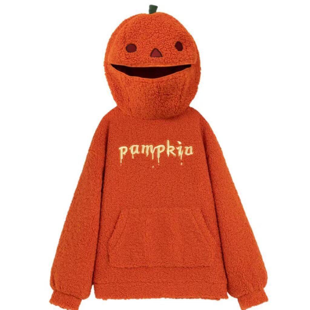 Осень/Зима 2024 American Retro Pumpkin Hoodie - унисекс молодежный свитер от National Tide Brand