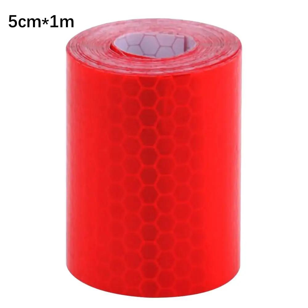 Автомобильная светоотражающая лента 3 м/1 м, предупреждающая наклейка для автобезопасности, защитная лента-отражатель, пленка для грузовиков, авто наклейки для мотоциклов