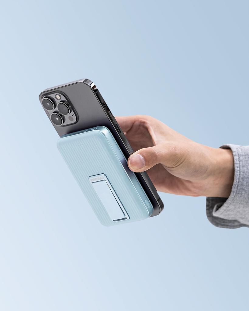 Innostyle Powerswitch Пауэрбанк с быстрой индукционной зарядкой для Magsafe 10000 мАч Подставка Синий