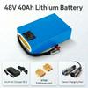 48V Ebike Battery 40Ah Lithium-ion Battery Pack with 60A BMS Replacement Battery for 100W-2184W Scooter, Go-Kart & DIY E-Bicycle