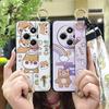 Protective Anti-dust Phone Case For Redmi A4 5G Back Cover Shockproof Waterproof Cartoon Silicone Durable Ring Kickstand