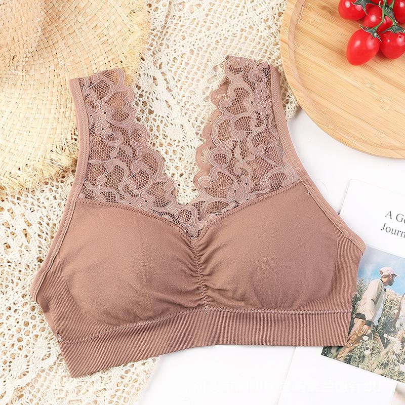 Кружевное нижнее белье больших размеров, бесшовный бюстгальтер с открытой спиной для верхней одежды, облегающее нижнее белье без стального кольца для женщин