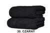 Black towel, 100% cotton - high quality, weight 500 g/m², size 70×140 cm
