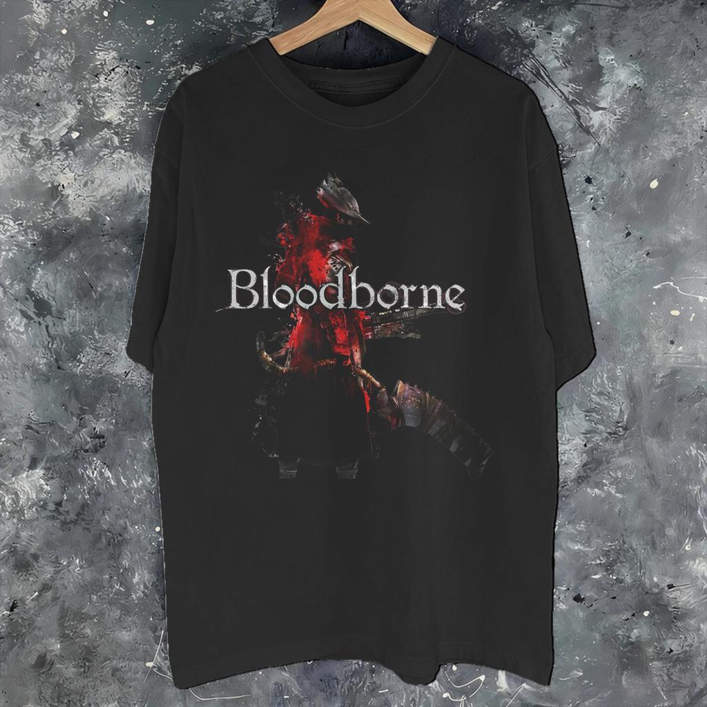 Unisexs Unisexs Bloodborne Hunter Game T Shirt Cotton Printed Tee Shirts Clothing Outfits