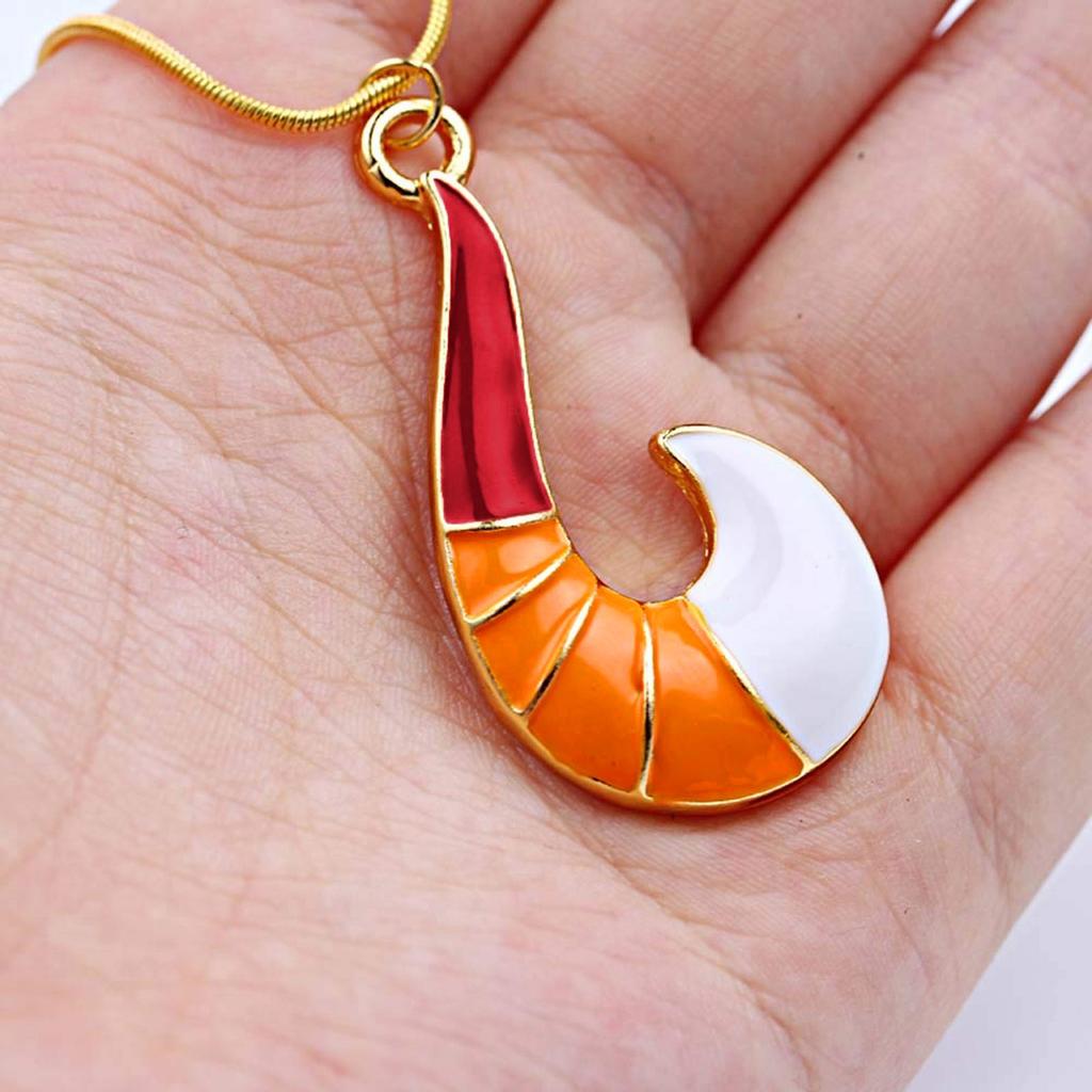 Золотое ожерелье рыболовный крючок милой формы кошачий хвост с колокольчиком женские ожерелья