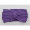 Winter Warmer Ear Knitted Headband For Women Crochet Bow Wide Stretch Hairband Headwrap Hair Accessories Lady Turban