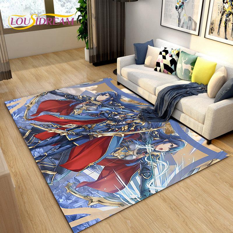 Game Gamer Fire Emblem Series Area Rug,Carpet Rug for Living Room Bedroom Sofa Doormat Decoration, Kids Play Non-slip Floor Mat
