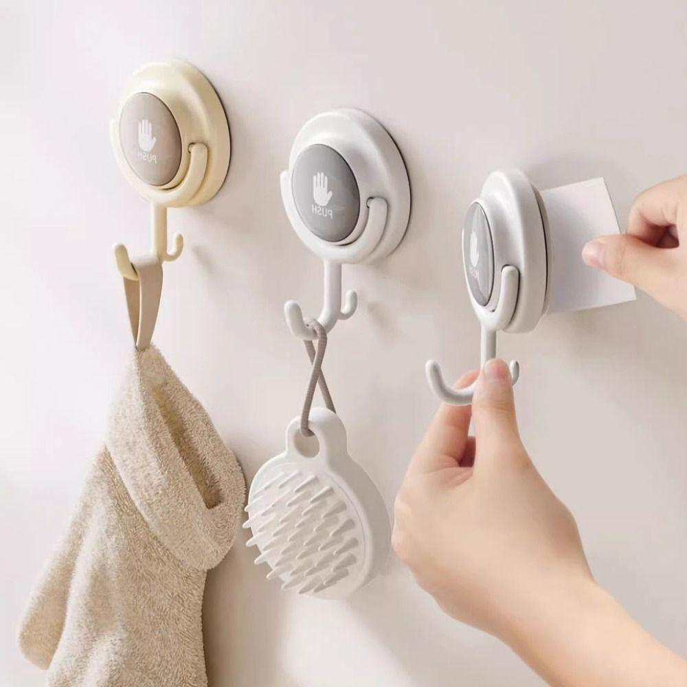 2 шт. Экономия места присоски крючки водонепроницаемый держатель для хранения удобный настенный крючок для туалета
