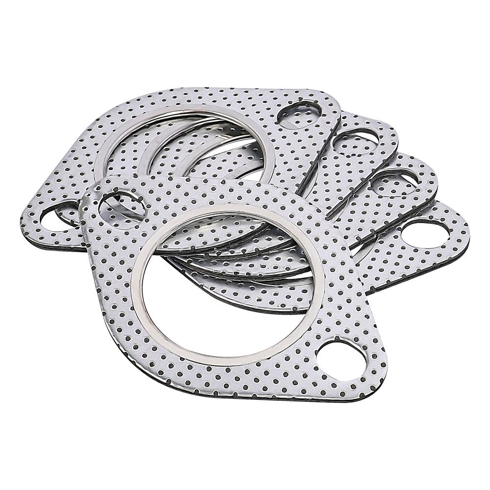 2 шт. Универсальная прокладка выхлопной системы автомобиля Ультраплотная прокладка фланца выхлопной системы Прокладка впускной трубы Прокладка выхлопного даунпайпа Автоаксессуары