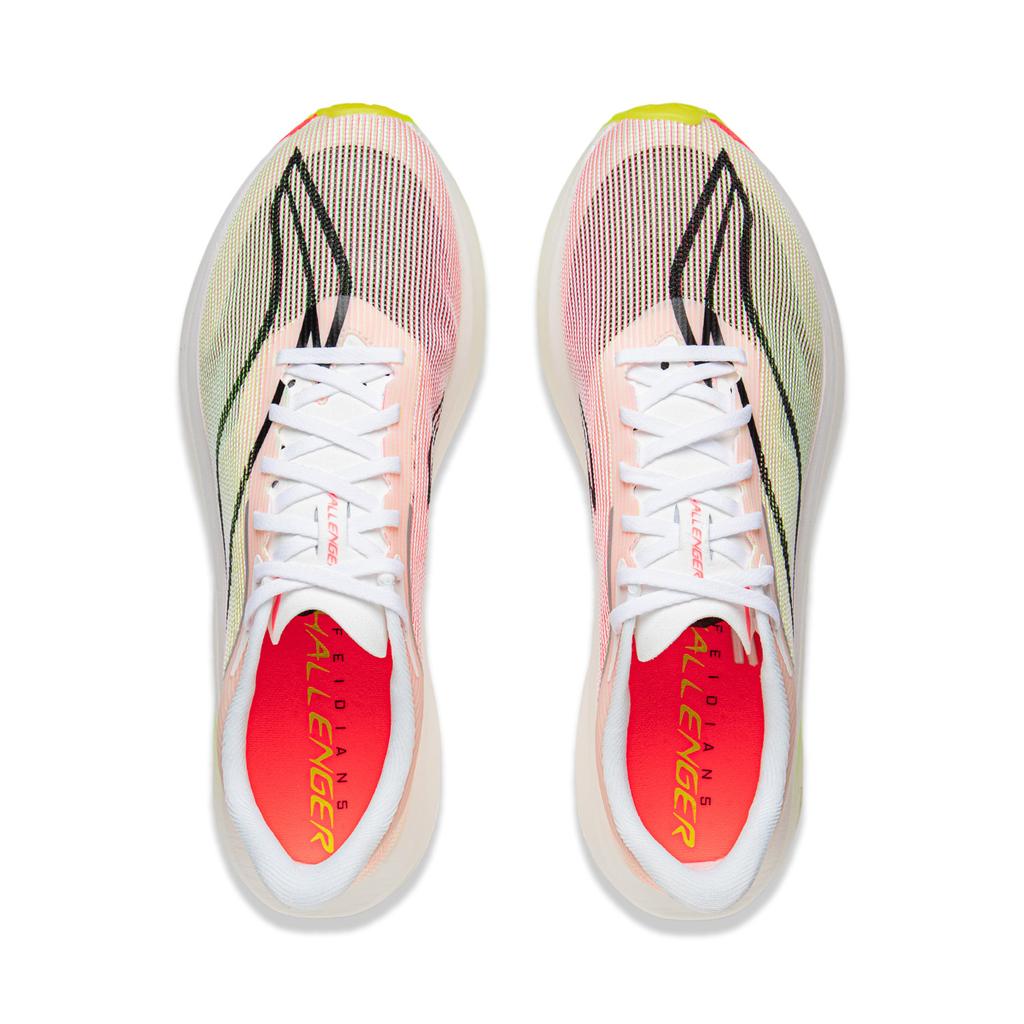 Li Ning Fei Dian 5 Challenger Sports Comfortable Shock Absorption Non-Slip Low-Top Carbon Plate Marathon Racing Running Shoes Women Sneaker ARMV002-15