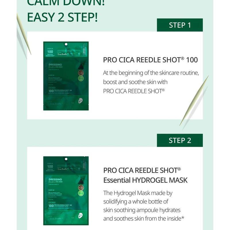 VT - Pro Cica Reedle Shot 100 2Step Hydrogel Mask Set