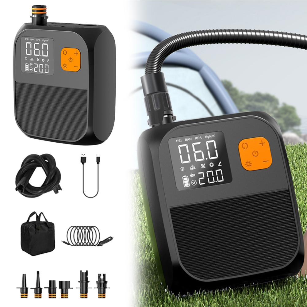 SUP Boat Accessories 25PSI High Pressure Portable Air Compressor Stand Up Paddle SUP Pump Electric Air Pump for Kayak Kite Wings