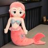 100cm Cartoon Multi Size Mermaid Plush Toys Soft Animal Pillow Stuffed Toy Princess Dolls Children  Girls Birthday Gifts