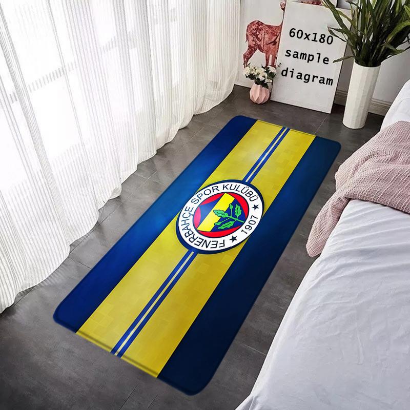 Door Mats Interior Foot Rug Welcome Floor Mat for Entryway Fenerbahce-Football-Fans Soft Hallway Carpet Kitchen Rugs Home Decor