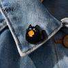 Alloy Backpack Accessory Cartoon Cat Brooch Pin, Mini Enamel Badge Pin Animal Shape Clothing Jewelry for Women Men Durable Metal