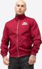 Winter Jacket Lonsdale Transitional Jacket 'CLASSIC' Cherry Red Dark Red White
