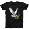 Pigeon Bird White Dove Peace Funny Gift Tee Black T Shirt 42