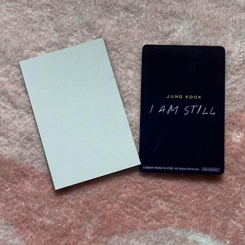 [ИСПОЛЬЗОВАННЫЙ] Бонусная коллекционная карточка за вход на четвертый фильм BTS «Я ВСЕ ЕЩЕ» с Чонгуком