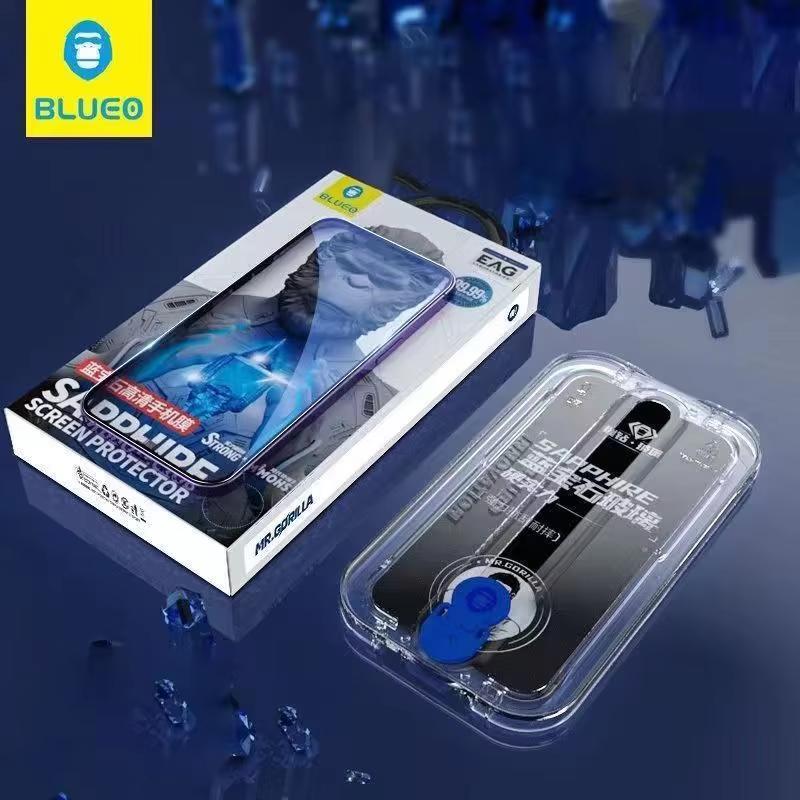 Blueo Privacy Sapphire Glass For iPhone 17 Pro Max Anti Spy Screen Protector for iPhone 17 Air