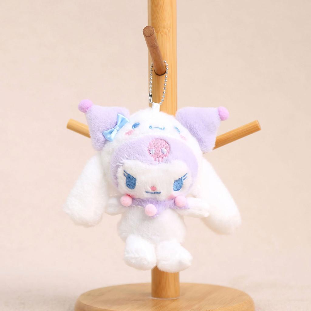 Плюшевый брелок Cinnamoroll Kuromi Hello Kitty Melody с мягким наполнителем из полипропиленового хлопка для девочек и коллекционеров