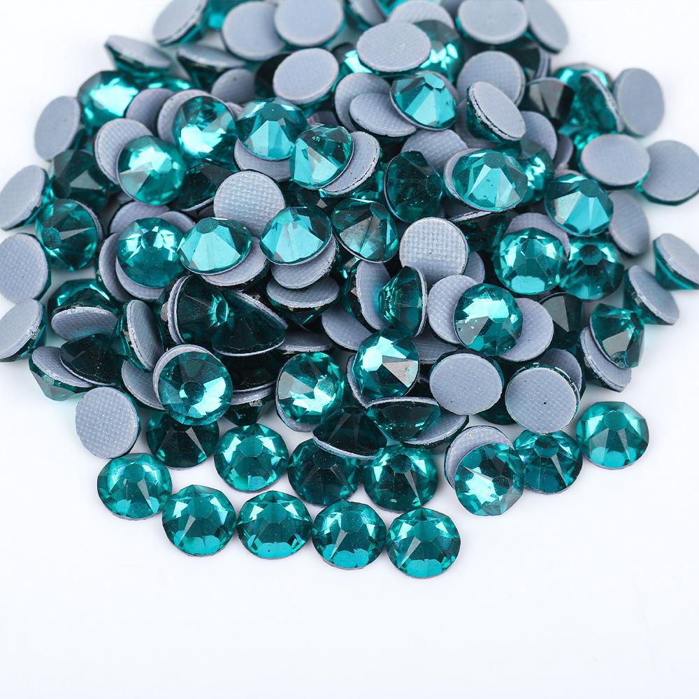 2088 16Cut Austrian Rhinestones Diamond Nail Art 3D DIY Mobile Phone Case ABS Hot-Fix Rubber Bottom Flats Glass Jewelry Shoes
