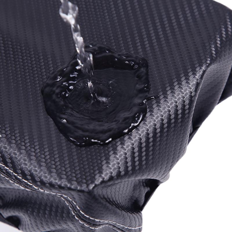 Microfiber Leather Front Center Console Armrest Box Cover Pad Protector Mat Carbon Fiber Style Fit for Subaru Crosstrek 2024