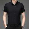 Men'S Plaid Shirt Short-Sleeved T-Shirt Summer Thin Loose Large Size Half-Sleeved Medium Business Casual Shirt Men'S Trend