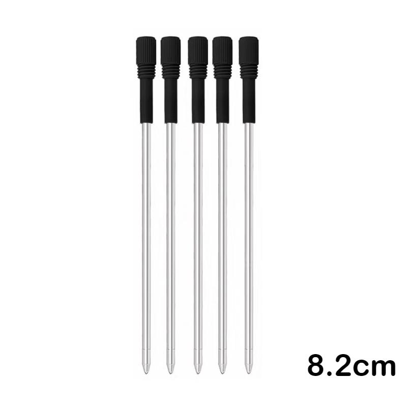 5/10/50 PCS Ballpoint Pen Refills Metal 82mm Pen Refill Black Blue Pen Refills Gifts Office School Supplies Stationery