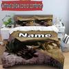 3pcs Duvet Cover Set (1*Duvet Cover + 2*Pillowcase, Without Core), Custom Name The Legend of Zelda Pattern Bedding Set, Home Bedroom Decor Gift