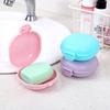 Bathroom Shower Soap Box Soap Box Holder Container Waterproof Soap Dish Case Portable Bathroom Accessories