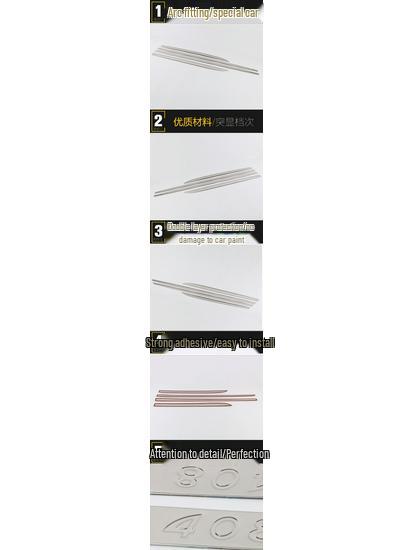 Peugeot 408 Накладка на дверь и кузов - Защитная накладка от царапин