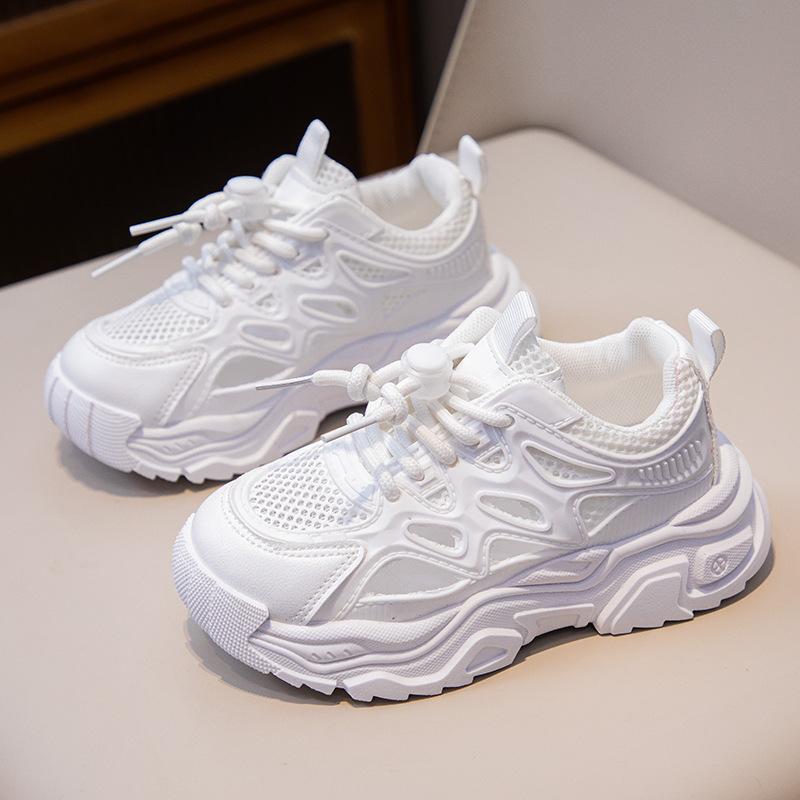 Весенние модные кроссовки для девочек среднего и большого размера с сетчатым верхом, дышащие, повседневные, симпатичные, с жемчугом, кроссовки для бега, кроссовки для студентов
