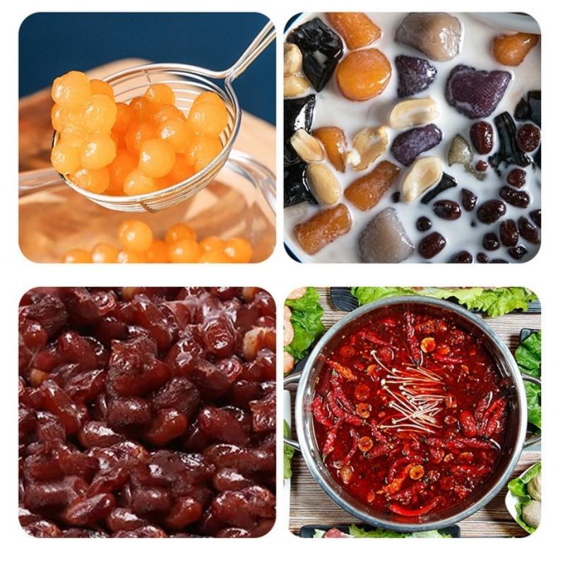 Ложка для тапиоки, Сито для тапиоки, Сито для боба, Нержавеющая сталь, Принадлежности для молочного чая, Стальная кухонная подвесная утварь