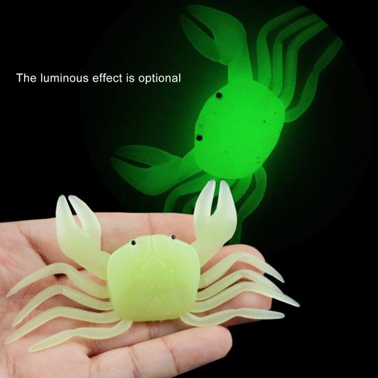 10 см/16,5 г медленно тонущий мягкий крабовый приманка для дальнего заброса бионическая крабовая приманка цветная искусственная приманка из ПВХ аксессуары для соленой и пресноводной рыбалки