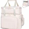 Insulated Lunch Bag Double-Layer Leakproof Cooler Tote Crossbody Handheld Work Outdoor Picnic Travel