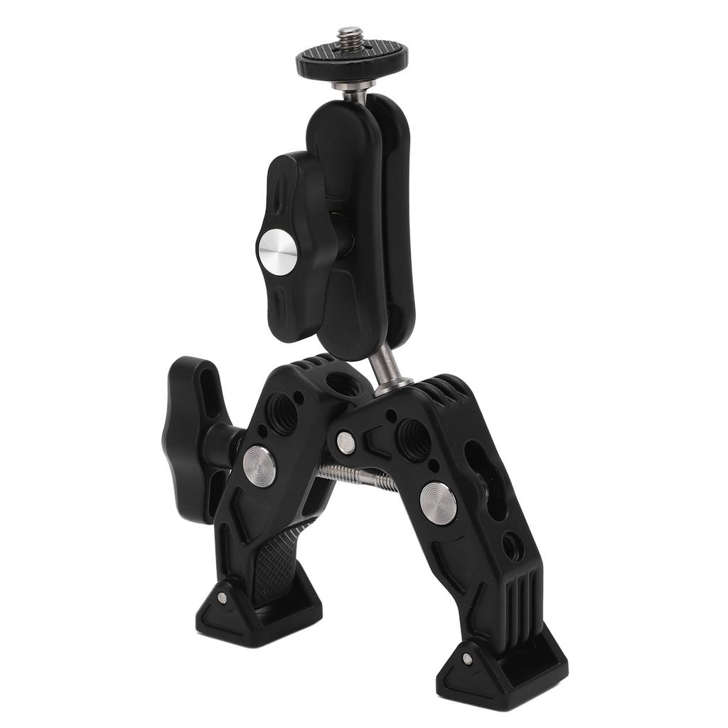 Camera Clamp Mount Multifunction Universal C Shape Professional Double Ball Head Adapter for