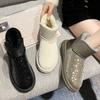 Snow Boots for Women Anti Slip Winter with Thickened Fleece
