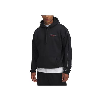 Under Armour Project Rock Icon Модное Универсальное Однотонное Худи Мужские худи Черный 1389916-001