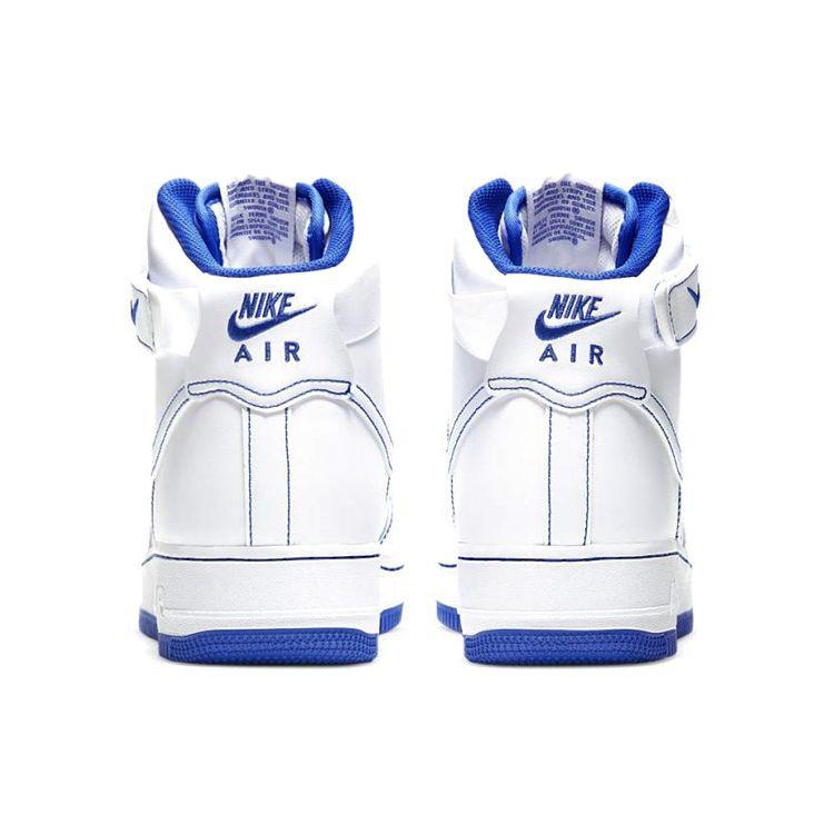 Nike Air Force 1 High Royal Blue Мужские кроссовки Белые CV1753-101