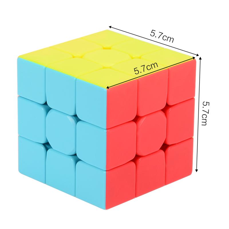 QIYI Warrior W 3×3 Magic Puzzle Cube без наклеек игрушка для тренировки мозга