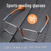 Ultra-Light TR Sports Reading Glasses: Anti-Blue Light, Anti-Slip, Eye Protection for Active Seniors