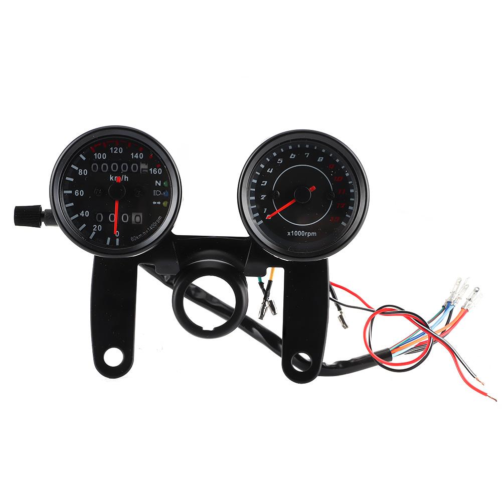 Универсальный мотоциклетный светодиодный одометр, тахометр, спидометр, прибор 12 В