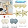 Ocean themed birthday decoration balloons, starfish balloons, for shower parties, gender revealing, birthday decoration balloons