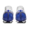 Nike Кроссовки мужские Zoom Mercurial Superfly 9 Academy CR7 AG Azulejo белые Concord средне-синие DV8187-182