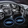 Car Door Emblem Light Welcome Lamp Wireless Laser Projector Auto Decoration LED for Ford Mustang Fiesta Ghia Focus 2 3 4 Mondeo