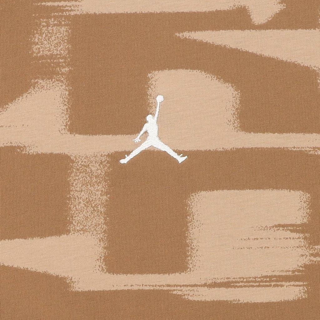 Jordan X MVP Printed Pullover Crew Neck Удобная мягкая футболка с коротким рукавом Мужские топы из льна FZ1918200