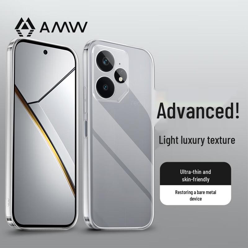 Прозрачный противоударный чехол для телефона AMW для OPPO и Realme