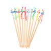 Natural Handmade Bamboo Ear Digging Spoon Doll Head Bamboo Ear Stick