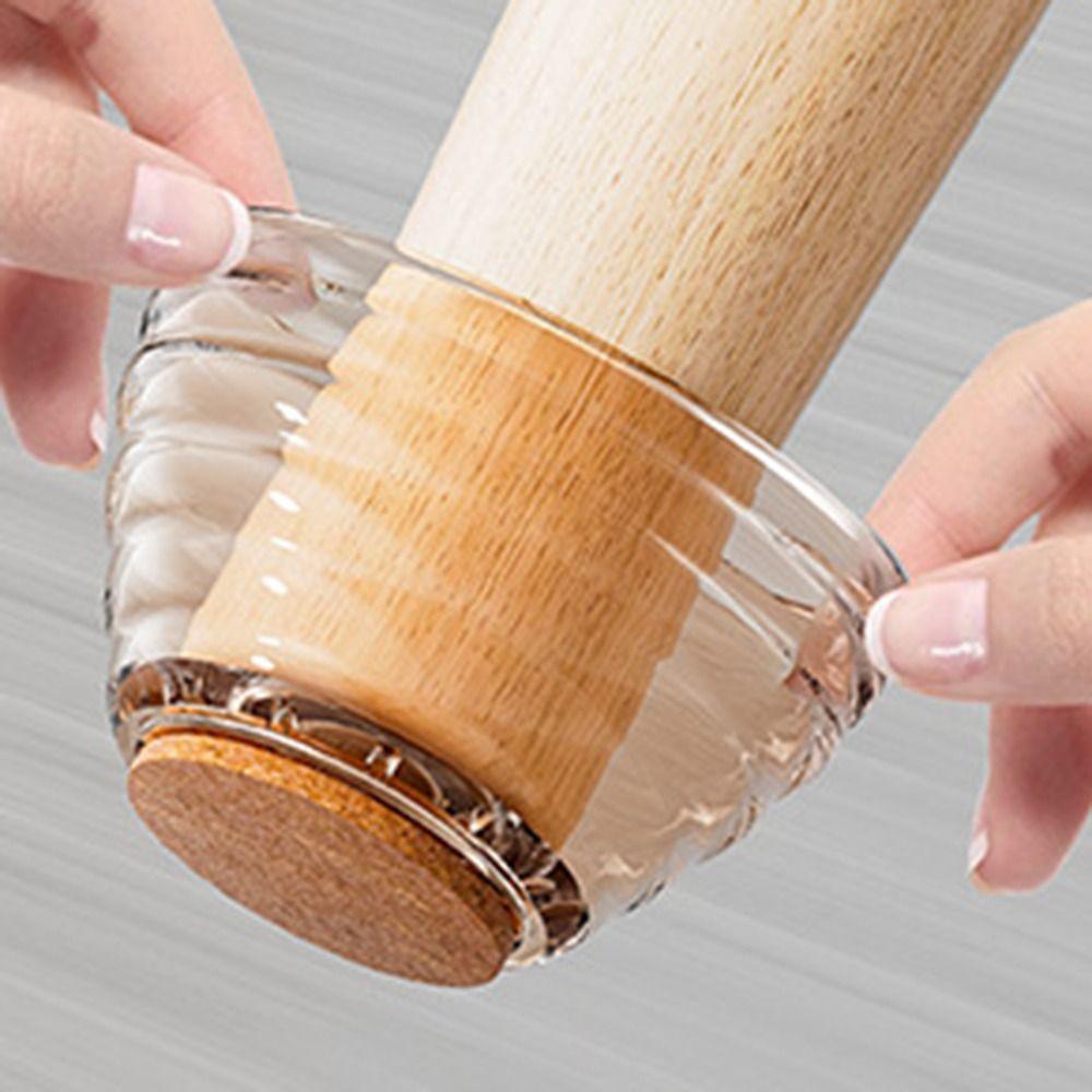 4PCS Reduce Noise Table Foot Cover Silicone Furniture Pads New Furniture Legs Cover for Sofa Chair