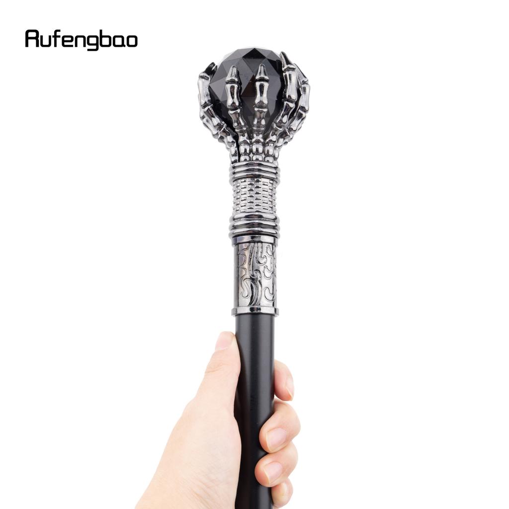 Черный стеклянный шар стимпанк трость модная декоративная трость джентльмен роскошный посох набалдашник трость 93 см
